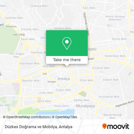 Düzkes Doğrama ve Mobilya map