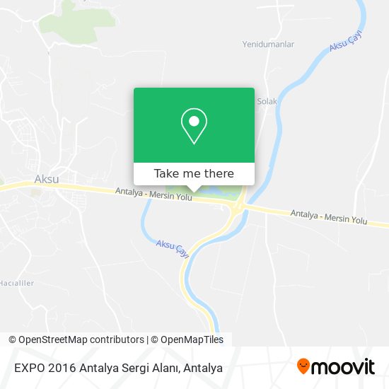 EXPO 2016 Antalya Sergi Alanı map
