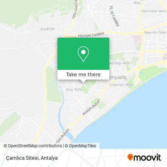Çamlıca Sitesi map