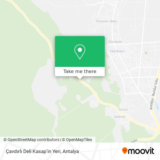 Çavdırlı Deli Kasap'in Yeri map