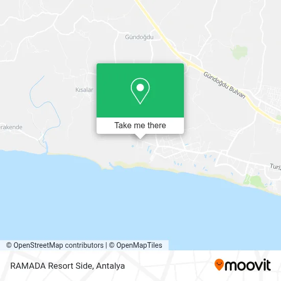 RAMADA Resort Side map