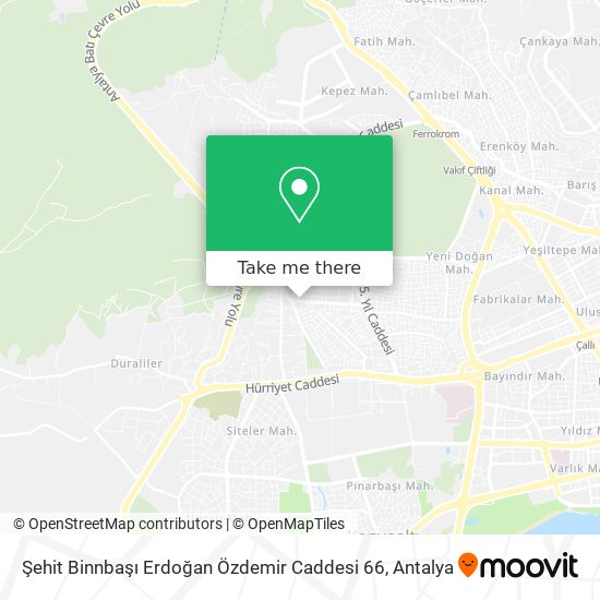 Şehit Binnbaşı Erdoğan Özdemir Caddesi 66 map