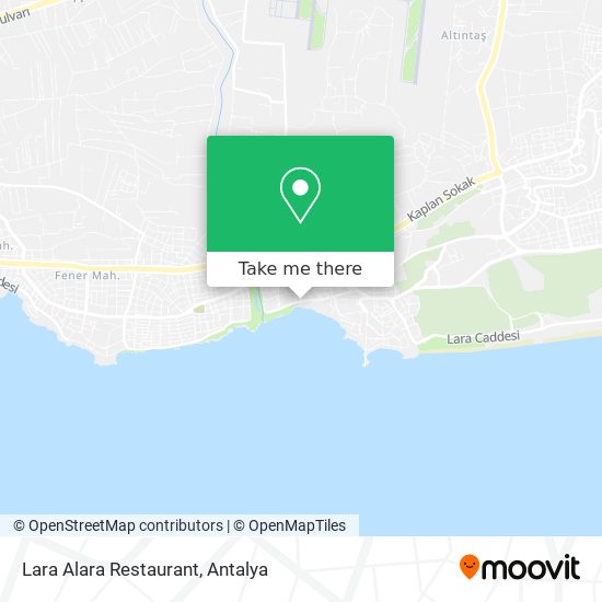 Lara Alara Restaurant map