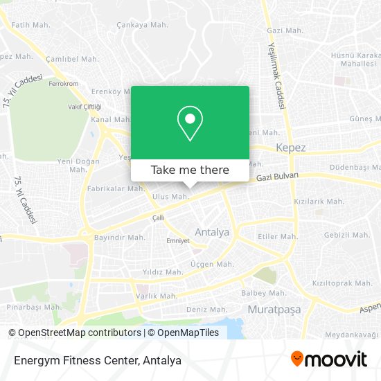 Energym Fitness Center map