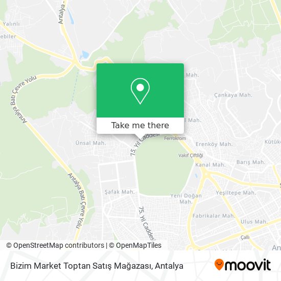 Bizim Market Toptan Satış Mağazası map