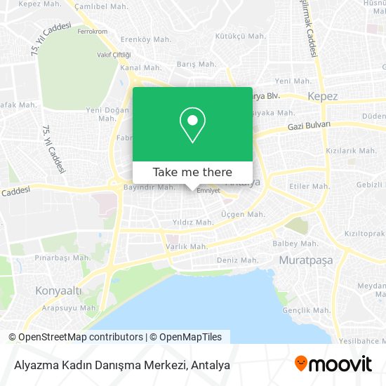 Alyazma Kadın Danışma Merkezi map