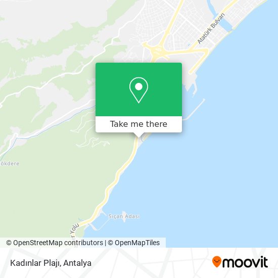 Kadınlar Plajı map