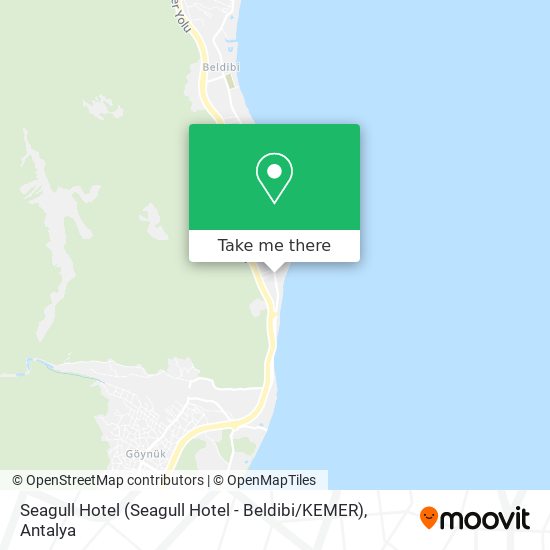 Seagull Hotel (Seagull Hotel - Beldibi / KEMER) map