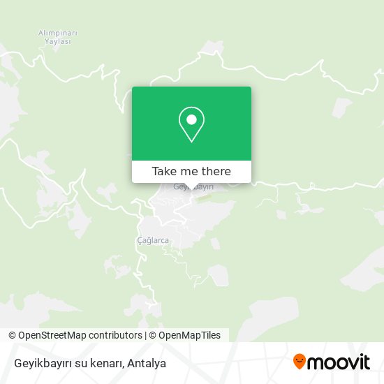 Geyikbayırı su kenarı map