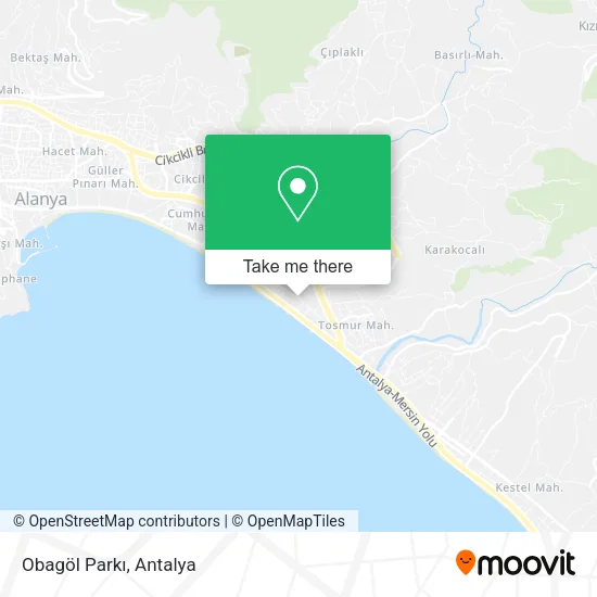 Obagöl Parkı map