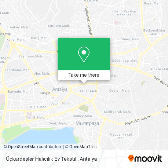 Üçkardeşler Halıcılık Ev Tekstili map