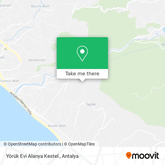 Yörük Evi Alanya Kestel. map