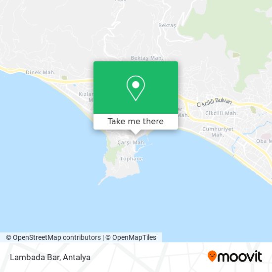 Lambada Bar map