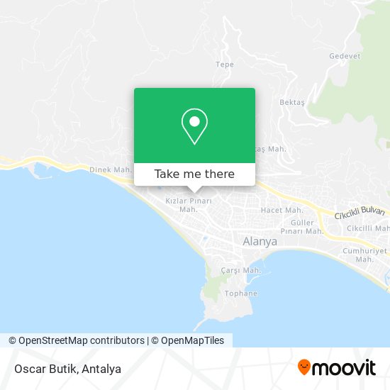 Oscar Butik map