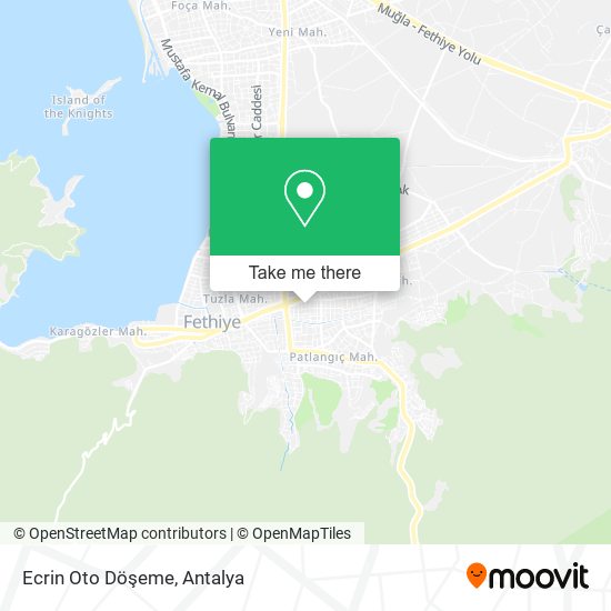 Ecrin Oto Döşeme map