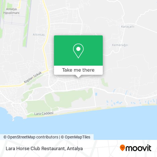 Lara Horse Club Restaurant map