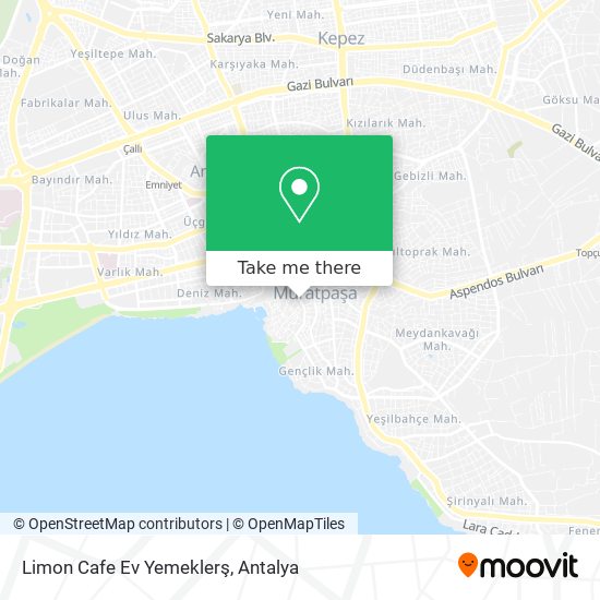 Limon Cafe Ev Yemeklerş map