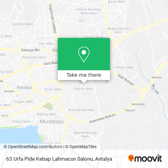 63 Urfa Pide Kebap Lahmacun Salonu map