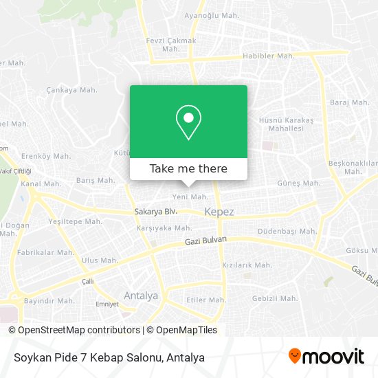 Soykan Pide 7 Kebap Salonu map