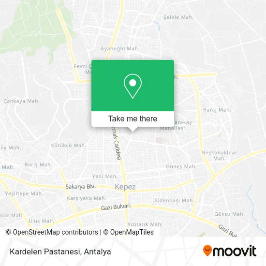 Kardelen Pastanesi map