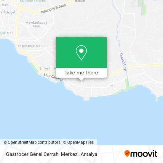 Gastrocer Genel Cerrahi Merkezi map