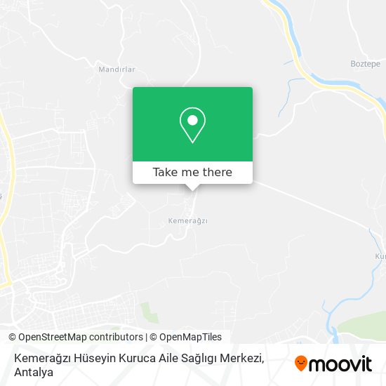 Kemerağzı Hüseyin Kuruca Aile Sağlıgı Merkezi map