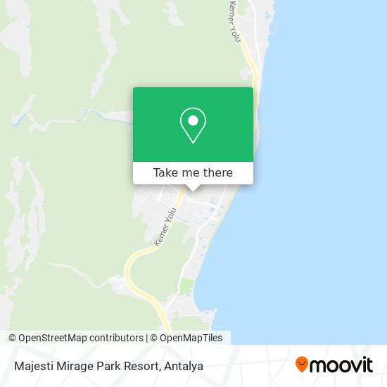 Majesti Mirage Park Resort map