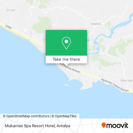 Mukarnas Spa Resort Hotel map