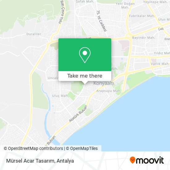 Mürsel Acar Tasarım map