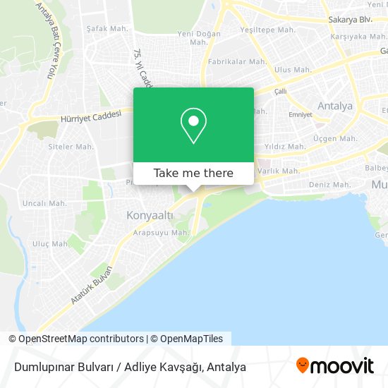 Dumlupınar Bulvarı / Adliye Kavşağı map
