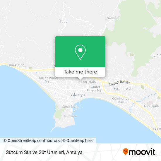 Sütcüm Süt ve Süt Ürünleri map
