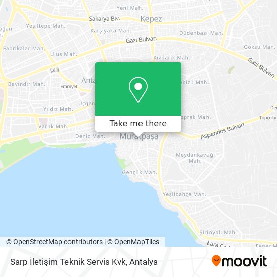 Sarp İletişim Teknik Servis Kvk map