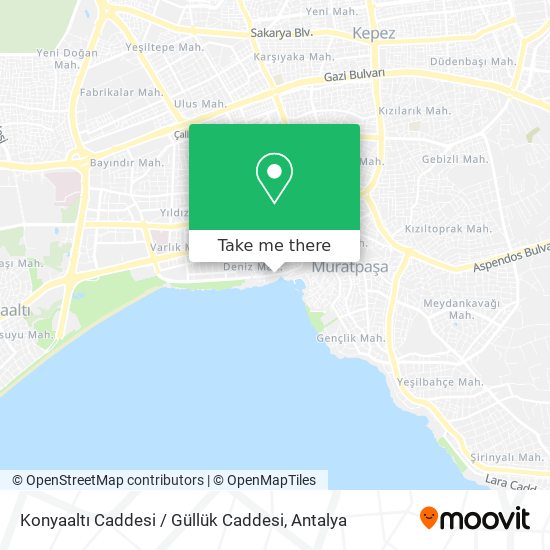 Konyaaltı Caddesi / Güllük Caddesi map