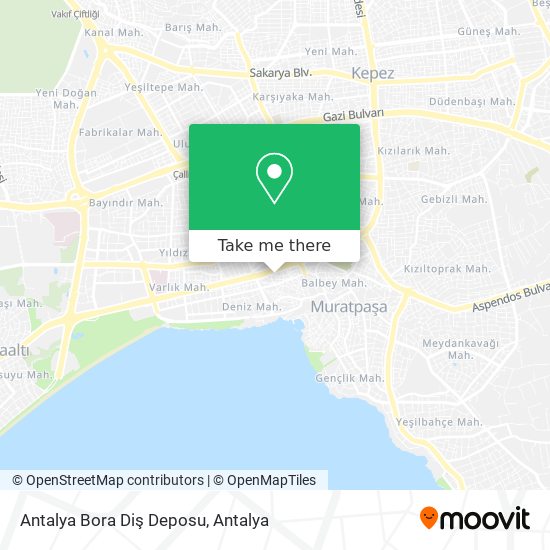 Antalya Bora Diş Deposu map