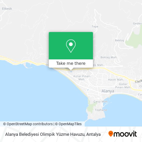 Alanya Belediyesi Olimpik Yüzme Havuzu map