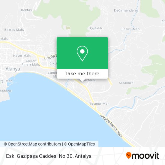Eski Gazipaşa Caddesi No:30 map