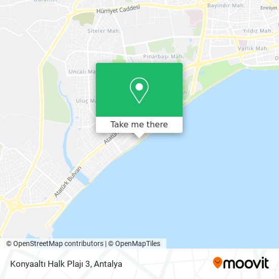 Konyaaltı Halk Plajı 3 map
