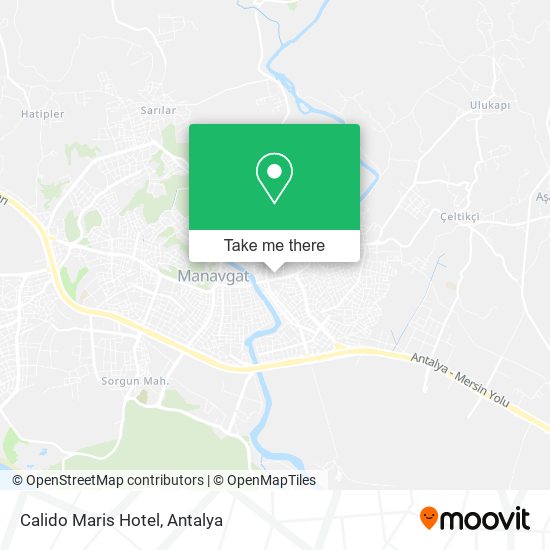 how to get to calido maris hotel in manavgat by bus