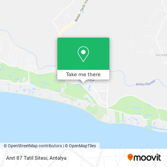Anıt 87 Tatil Sitesi map
