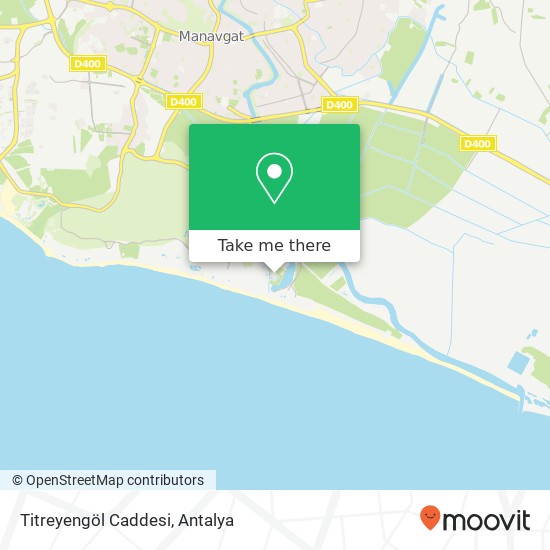Titreyengöl Caddesi map