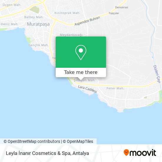 Leyla İnanır Cosmetics & Spa map