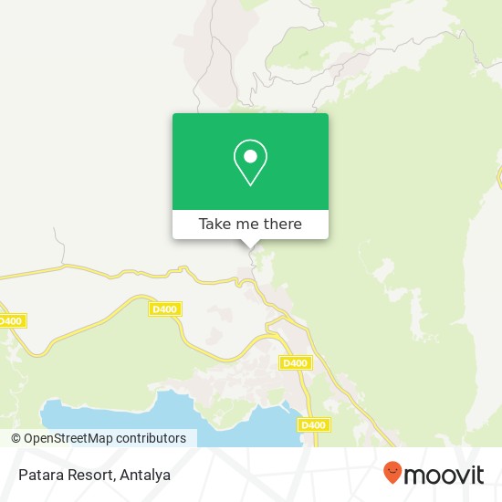 Patara Resort map