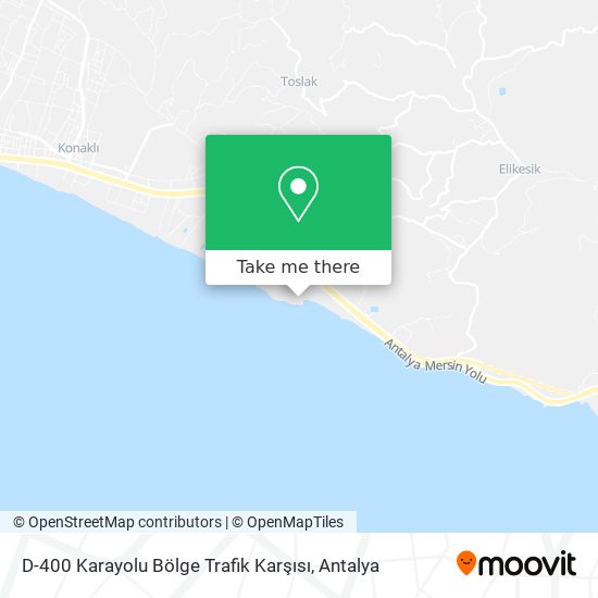 D-400 Karayolu Bölge Trafik Karşısı map