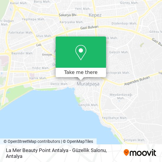 La Mer Beauty Point Antalya - Güzellik Salonu map