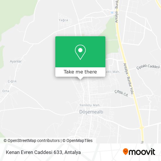 Kenan Evren Caddesi 633 map