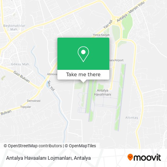 Antalya Havaalanı Lojmanları map