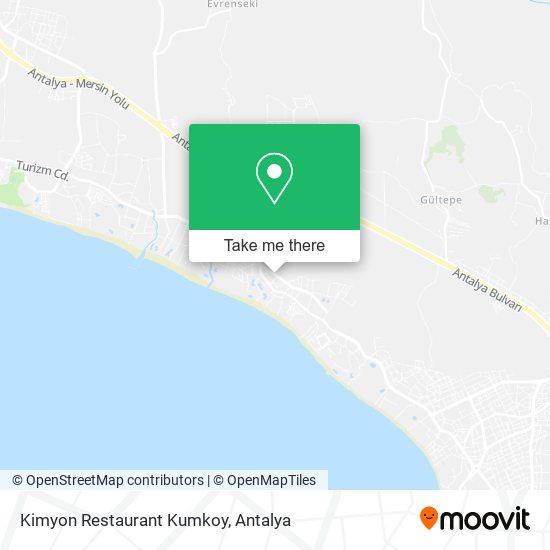 Kimyon Restaurant Kumkoy map