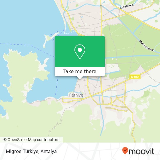 Migros Türkiye map