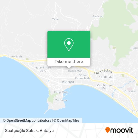 Saatçıoğlu Sokak map
