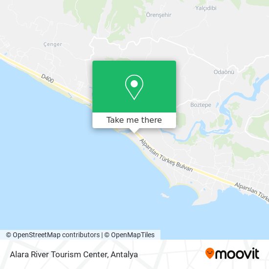 Alara River Tourism Center map